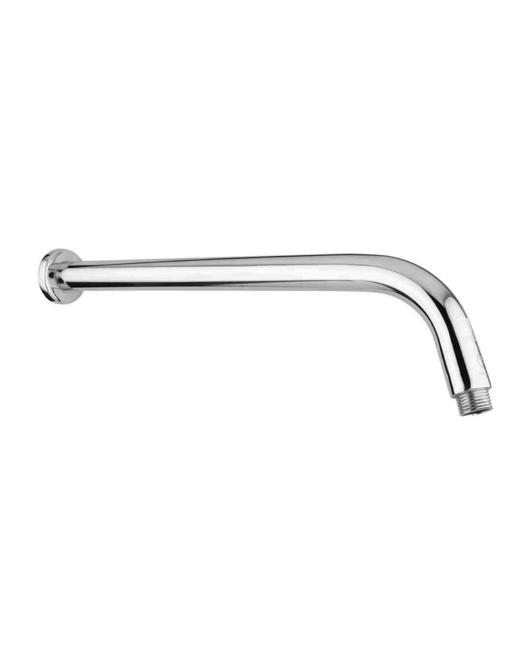 round shower arm with flange