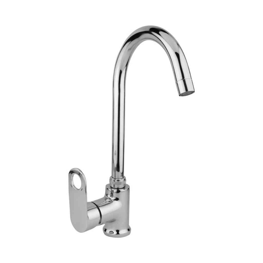 single lever swan neck mixer