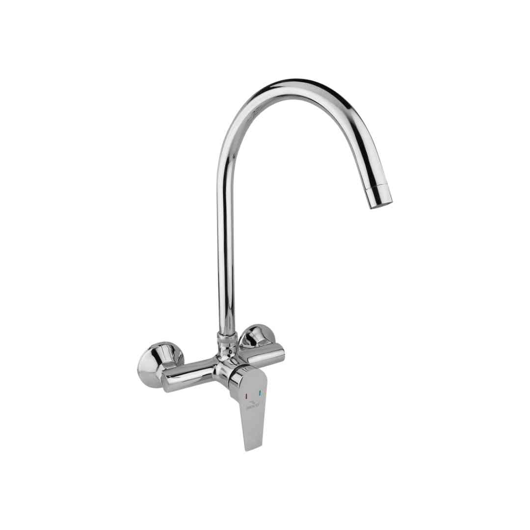 single liver sink mixer wall mounted