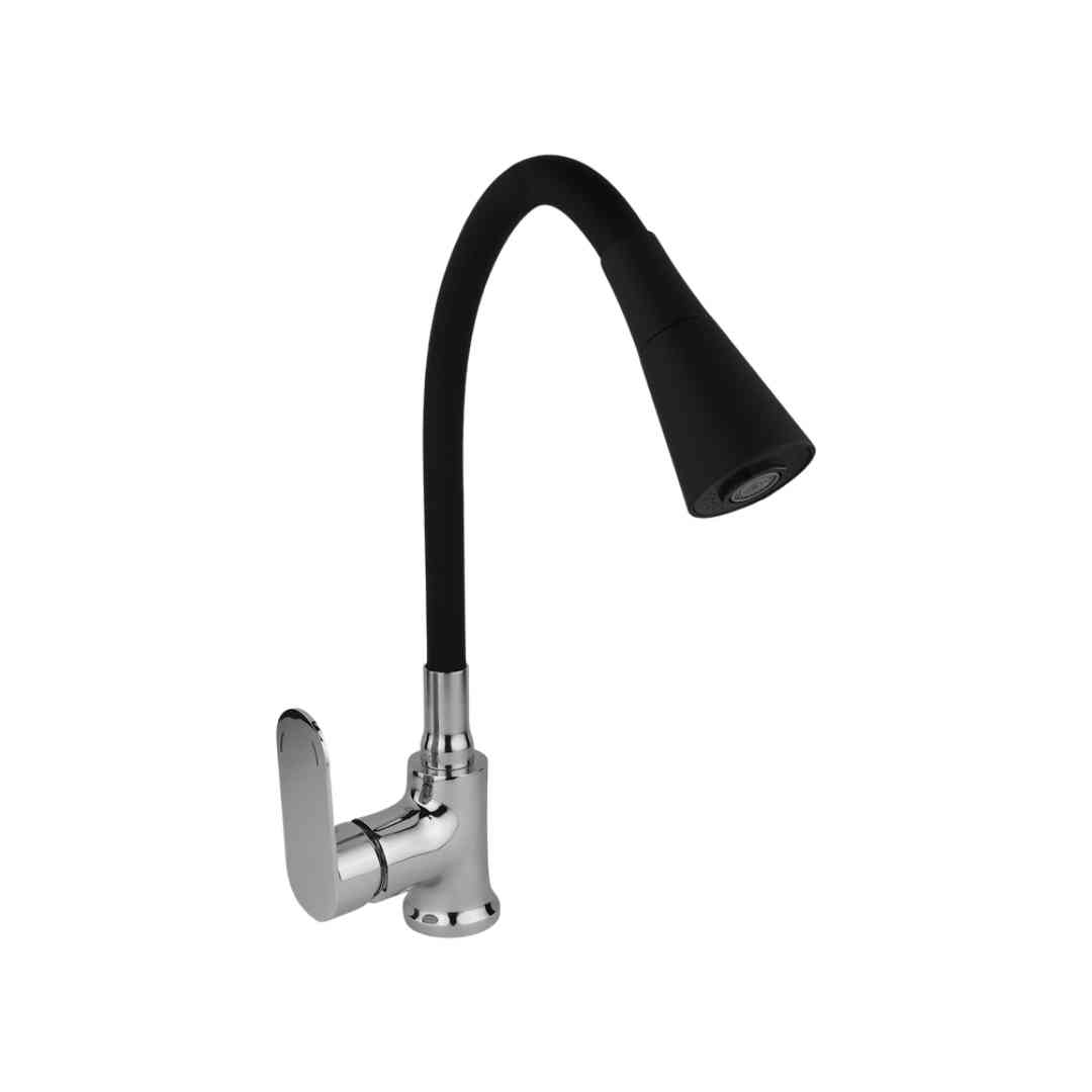 single liver swan neck mixer flexible dual flow