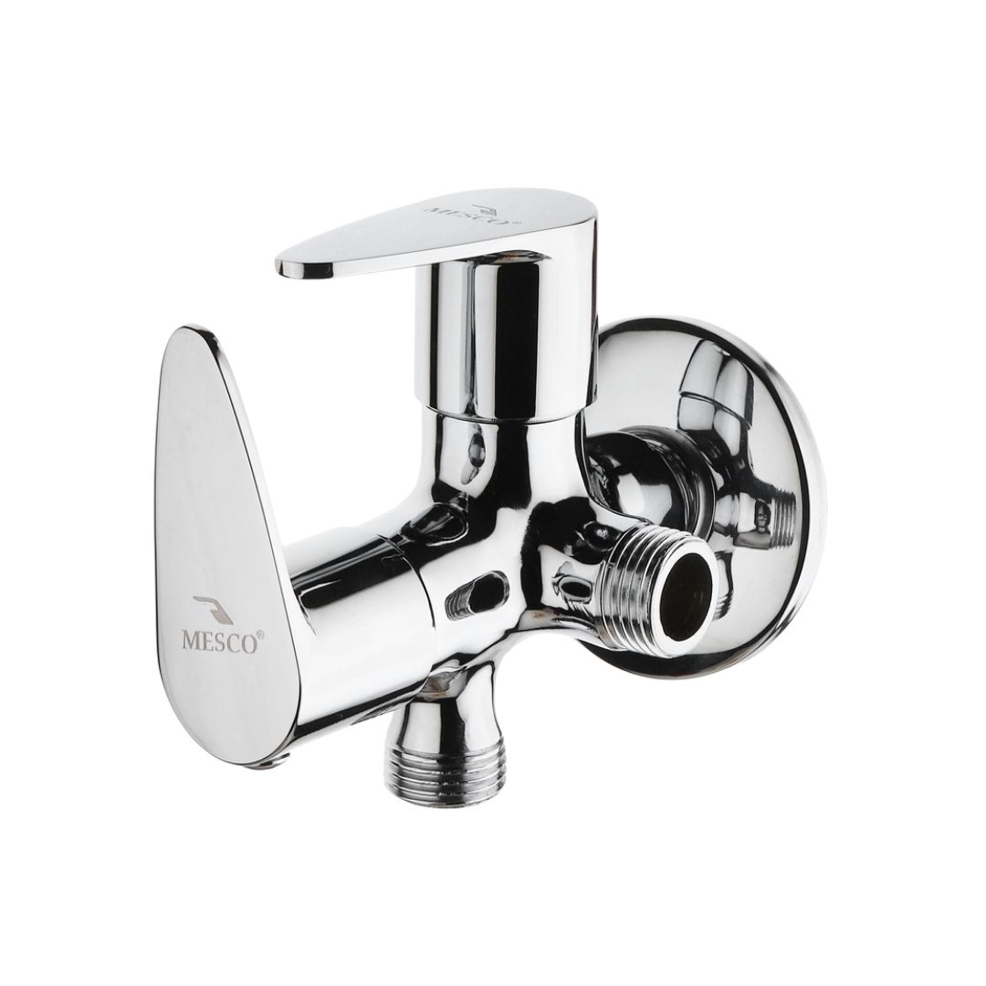 two in one angle cock