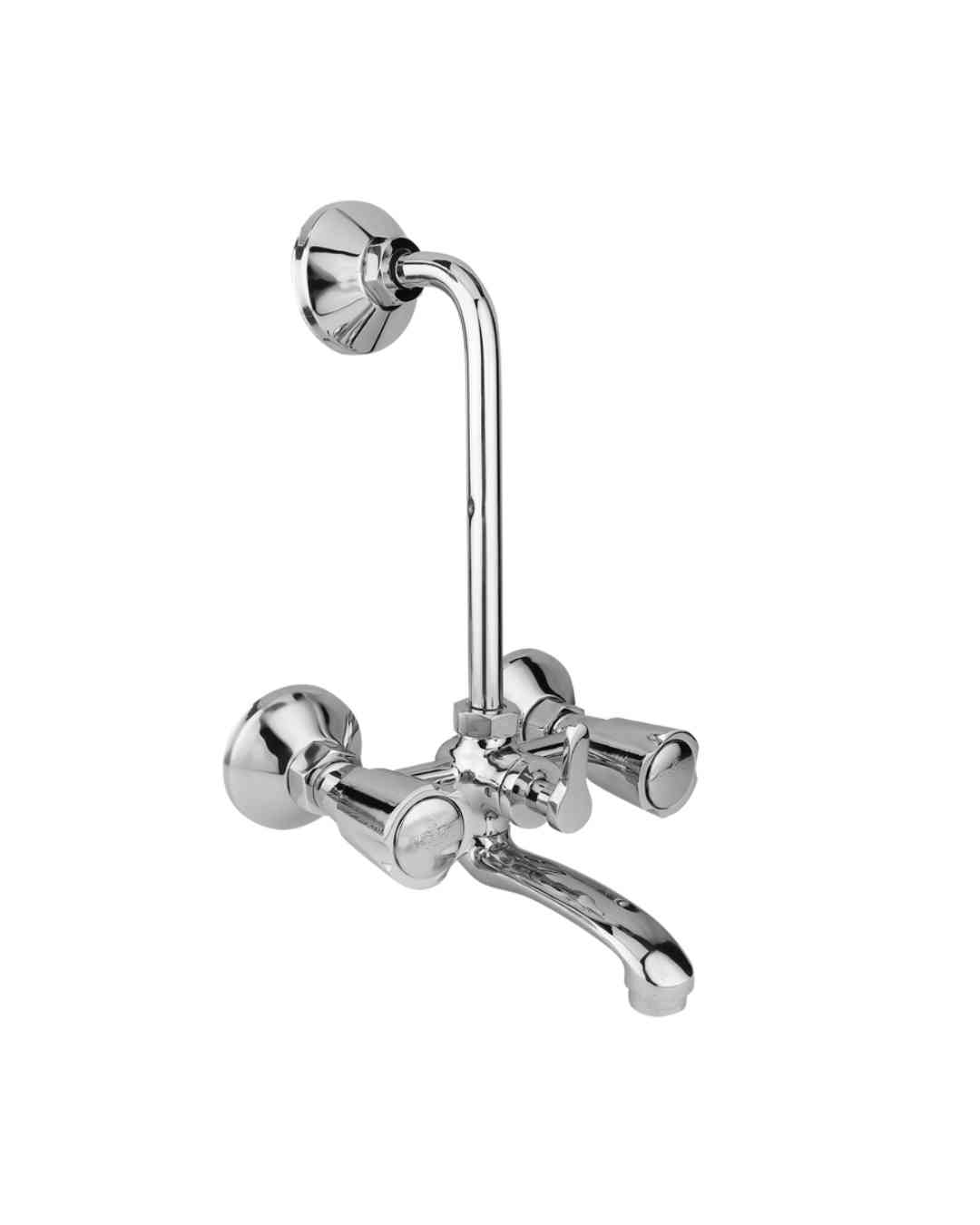 wall mixer with l' bend