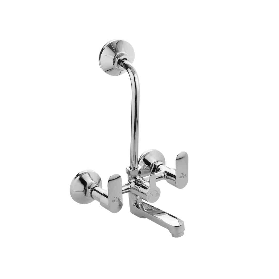 wall mixer with l' bend