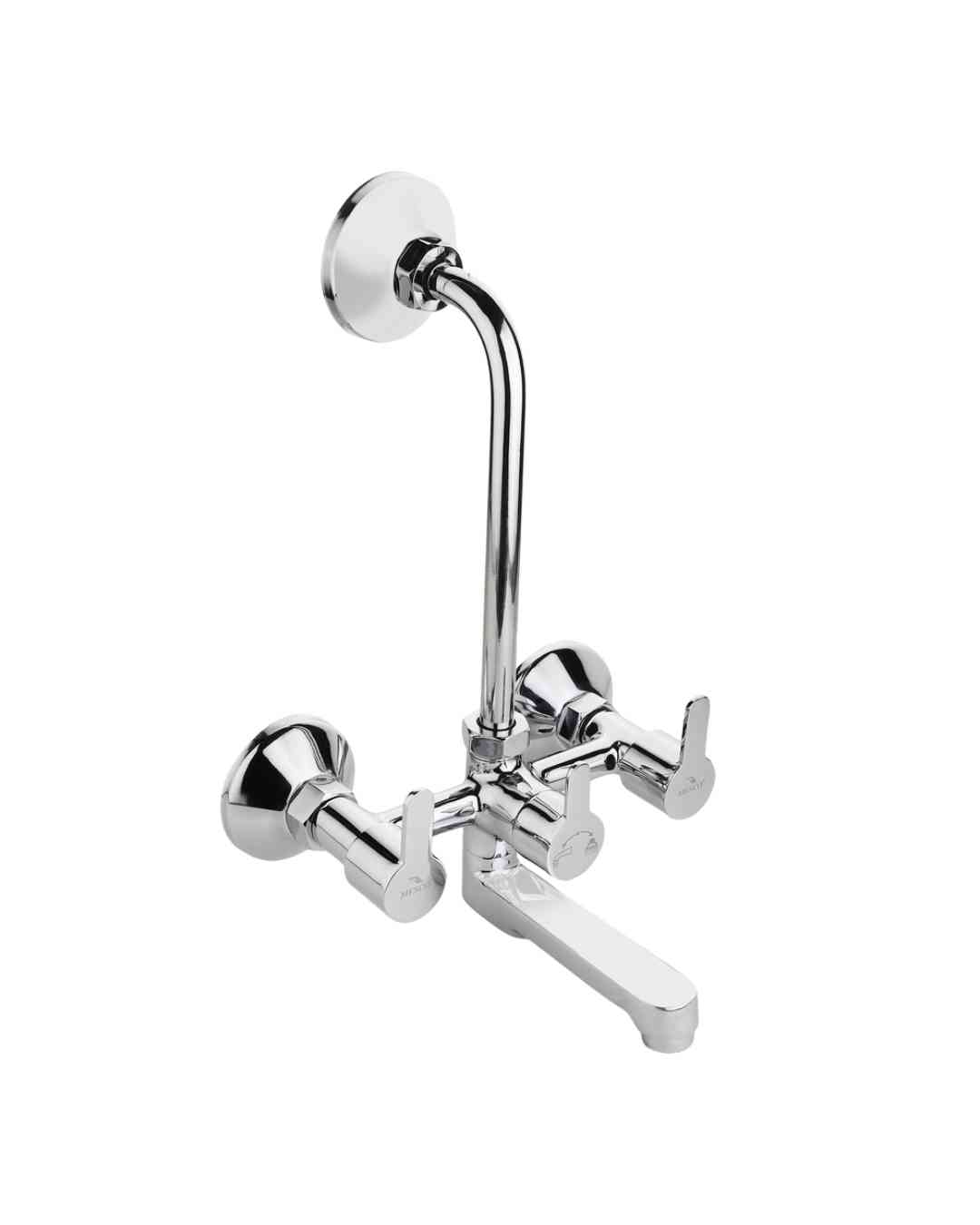 wall mixer with l' bend