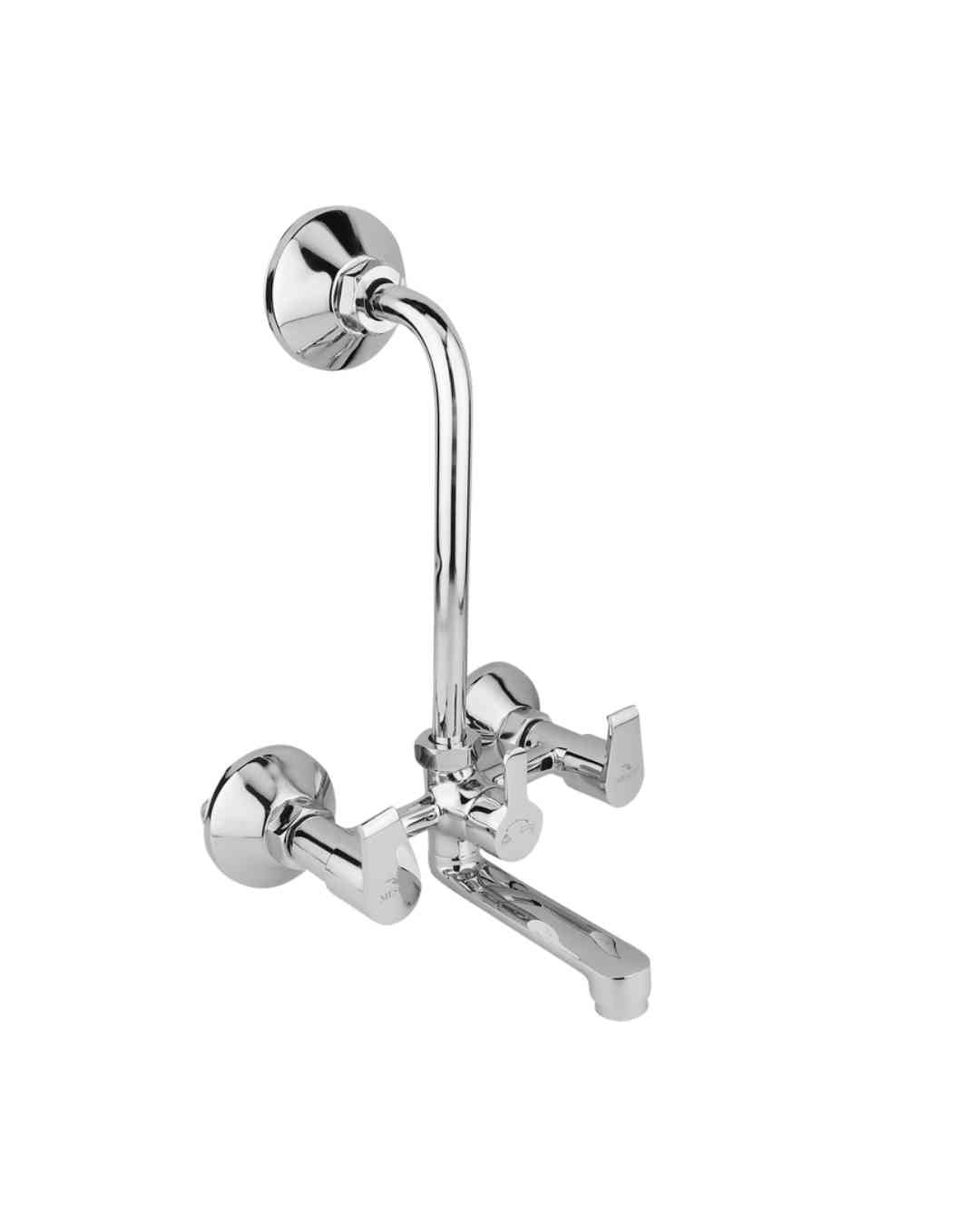 wall mixer with l' bend